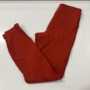 lululemon athletica Red Leggings
